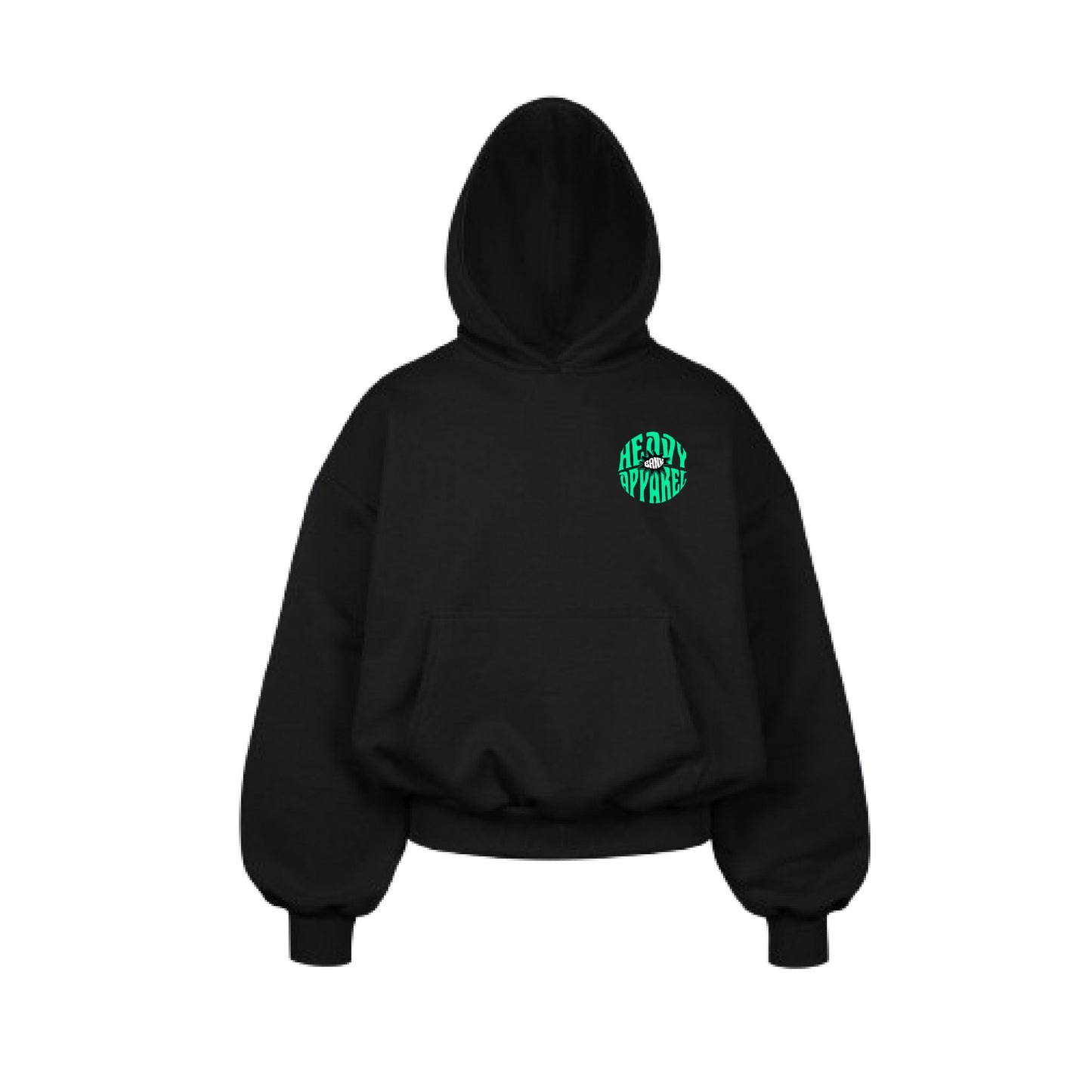 HBA SS1 Heavy Bank Neon/Black Heavyweight Hoodie